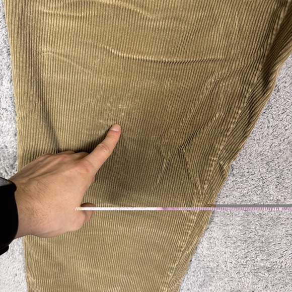 Vintage Polo Ralph Lauren Pants Mens 36x31 Corduroy 90s Chino Trouser Golf Crest - Picture 8 of 16